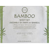 Cotton House - Bamboo Sheet Set, Hypoallergenic, Double Size, Dark Grey - - Mounts For Less