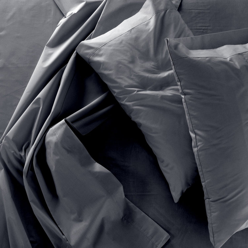 Cotton House - Bamboo Sheet Set, Hypoallergenic, Double Size, Dark Grey - - Mounts For Less