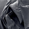 Cotton House - Bamboo Sheet Set, Hypoallergenic, Double Size, Dark Grey - - Mounts For Less