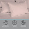 Cotton House - Bamboo Sheet Set, Hypoallergenic, King Size, Pink - - Mounts For Less
