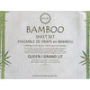 Cotton House - Bamboo Sheet Set, Hypoallergenic, Queen Size, Blue - - Mounts For Less