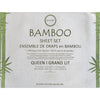 Cotton House - Bamboo Sheet Set, Hypoallergenic, Queen Size, White - - Mounts For Less