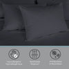 Cotton House - Bamboo Sheet Set, Hypoallergenic, Twin Size, Dark Grey - - Mounts For Less