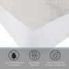 Cotton House - Copper Infused Mattress Protector, Hypoallergenic, Twin Size, Beige - - Mounts For Less