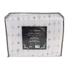 Cotton House - Flannel Sheet Set, 100% Cotton, Festive Snowflakes Design (4 Sizes Available) - - Mounts For Less