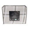 Cotton House - Flannel Sheet Set, 100% Cotton, Grey Plaid Design (4 Sizes Available) - - Mounts For Less
