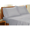 Cotton House - Microfiber Sheet Set, Wrinkle Free, Double Size, Grey - - Mounts For Less