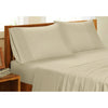 Cotton House - Microfiber Sheet Set, Wrinkle Free, King Size, Beige - - Mounts For Less
