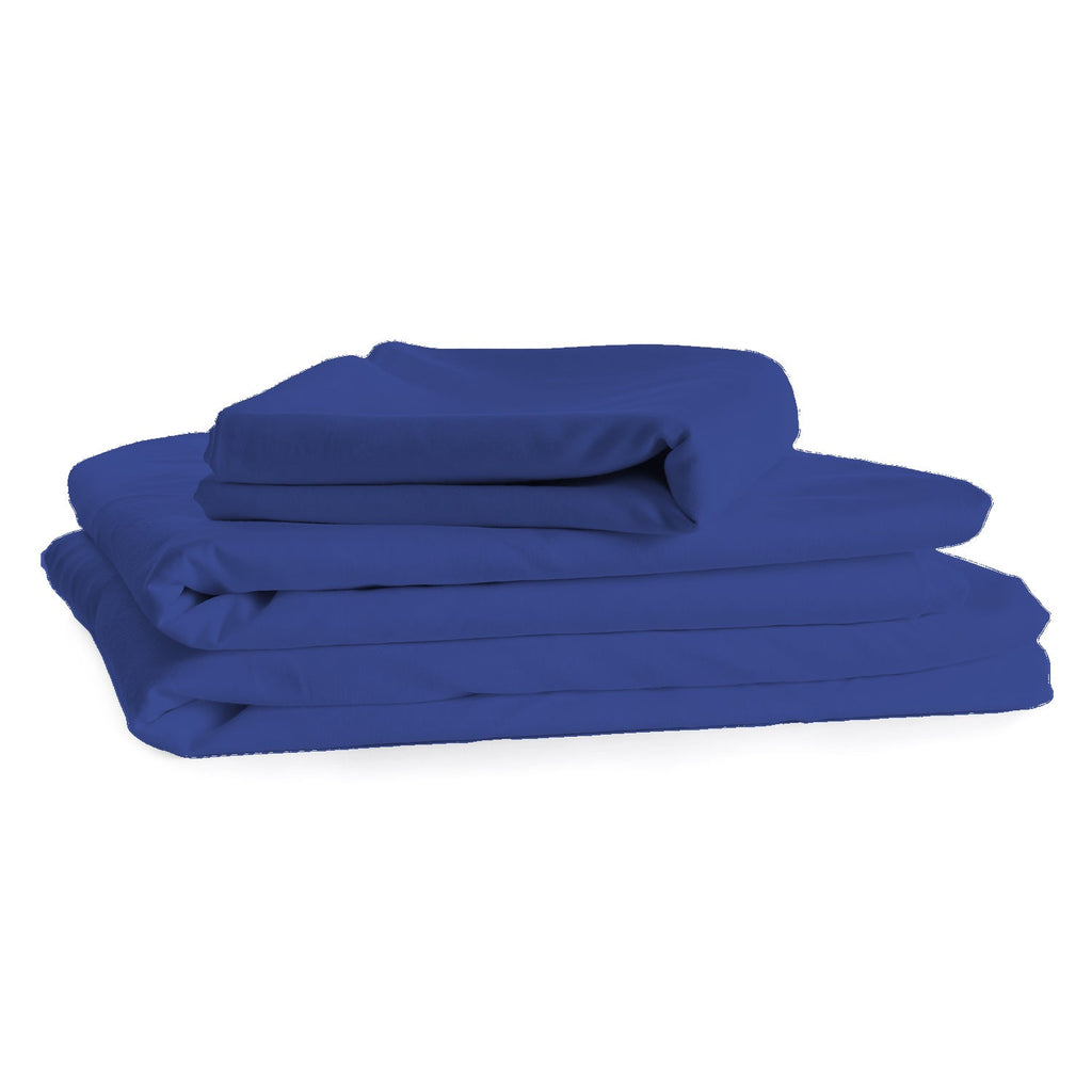 Cotton House - Microfiber Sheet Set, Wrinkle Free, King Size, Dark Blue - - Mounts For Less
