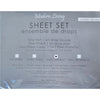 Cotton House - Microfiber Sheet Set, Wrinkle Free, Queen Size, Grey - - Mounts For Less
