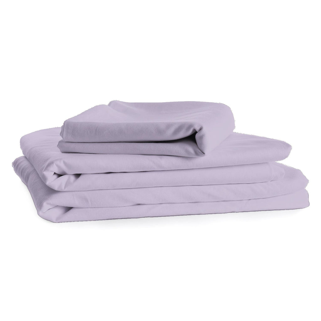 Cotton House - Microfiber Sheet Set, Wrinkle Free, Queen Size, Lilac - - Mounts For Less