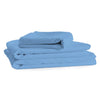 Cotton House - Microfiber Sheet Set, Wrinkle Free, Twin Size, Blue - - Mounts For Less