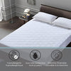 Cotton House - Quilted Mattress Cover, Waterproof and Hypoallergenic, Queen Size, White - - Mounts For Less