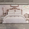 Cotton House - Synthetic Duvet, 3D Fill 100% Microfiber Gel (Down Alternative), King Size, White - - Mounts For Less