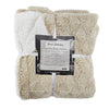 Cotton House - Ultra-Soft Faux Fur Sherpa Blanket, Twin Size, Beige - - Mounts For Less