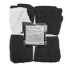 Cotton House - Ultra-Soft Faux Fur Sherpa Blanket, Twin Size, Dark Grey - - Mounts For Less