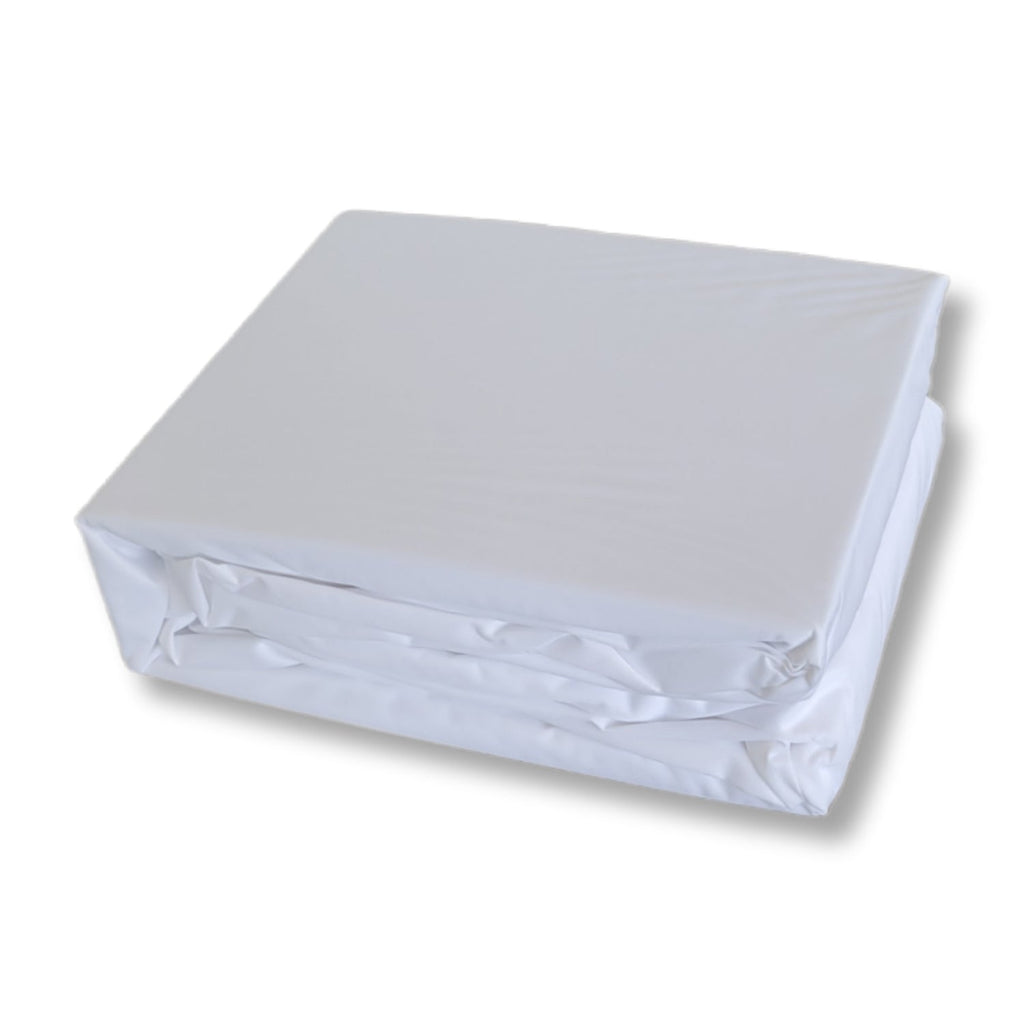 Cotton House - Waterproof Mattress Protector, Anti-Allergen Barrier, Double Size, White - - Mounts For Less