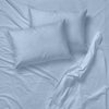 Cotton House - Wrinkle-Free Microfiber Sheet Set, Queen Size, Light Blue - - Mounts For Less
