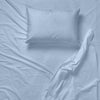 Cotton House - Wrinkle-Free Microfiber Sheet Set, Twin Size, Light Blue - - Mounts For Less