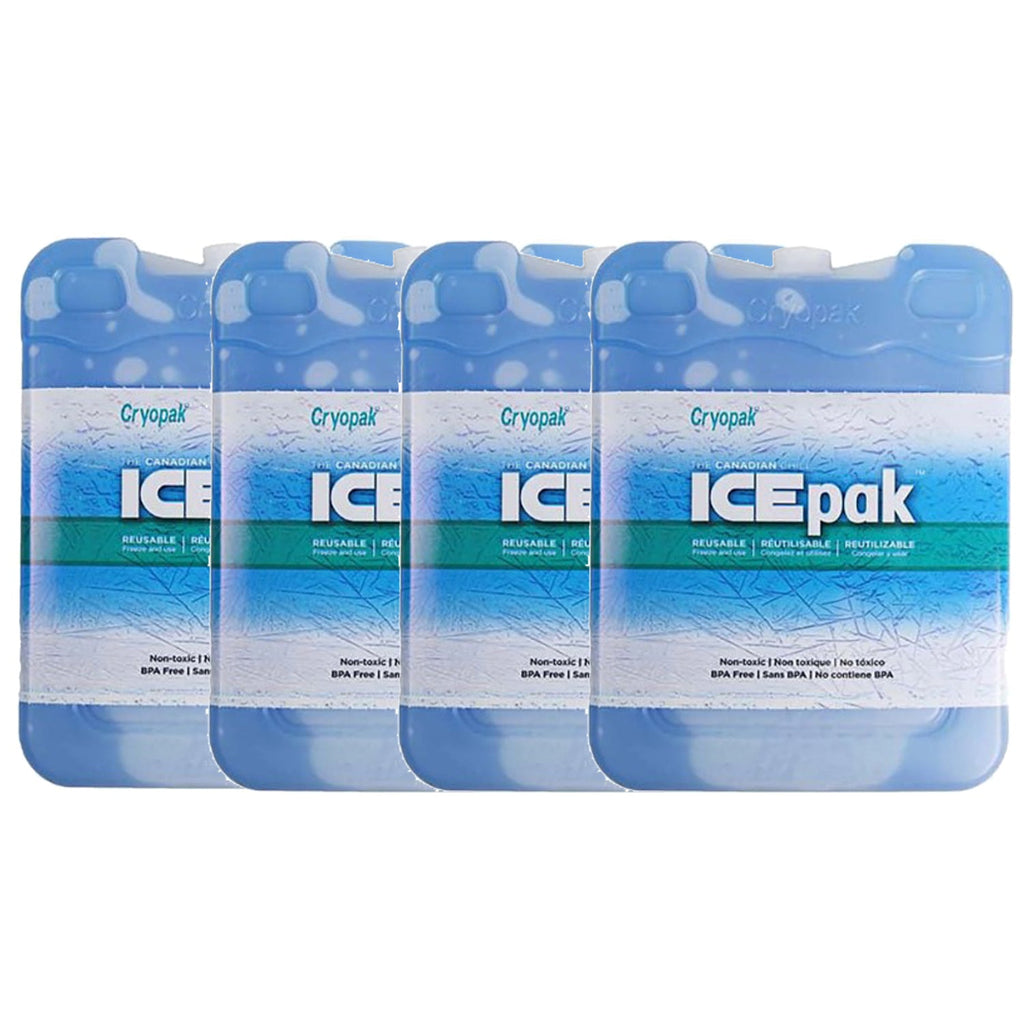 Cryopak - Set of 4 Reusable IcePak, Non-Toxic - - Mounts For Less