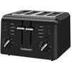 Cuisinart - 4-Slice Toaster, Wide Slots, 7 Shades Settings, Black - - Mounts For Less