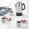 Cuisinart - Electric Percolator, 12 Cup Capacity, Stainless Steel - - Mounts For Less