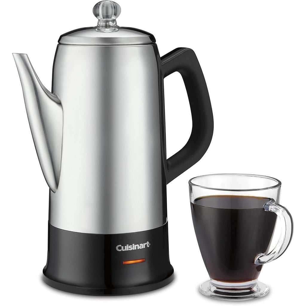 Cuisinart - Electric Percolator, 12 Cup Capacity, Stainless Steel - - Mounts For Less