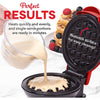 DASH - Mini Waffle Maker for Individual Waffles, 4" Diameter, Non-Stick Surface, Red - - Mounts For Less