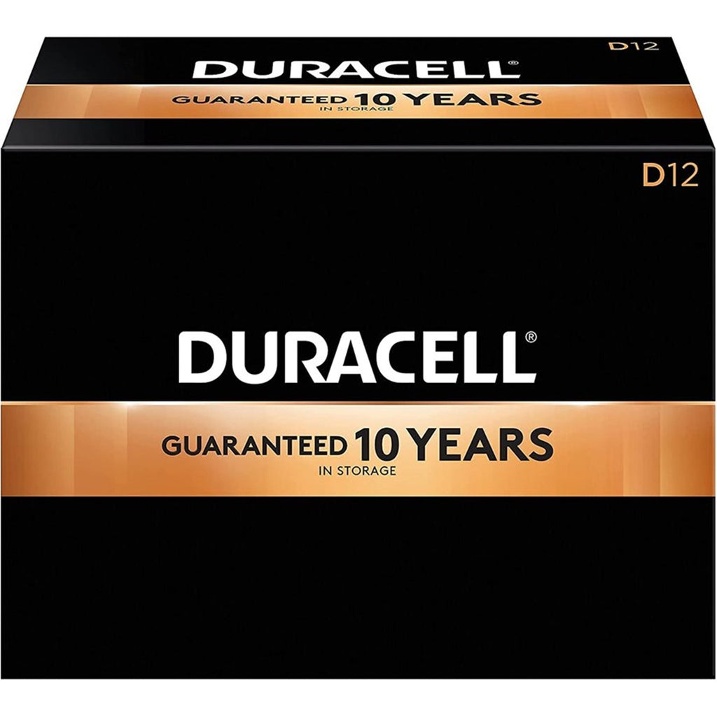 Duracell CopperTop - 12 Pack Alkaline D Batteries, Long Lasting Power - - Mounts For Less