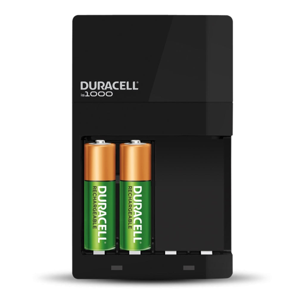 Duracell - Ion Speed ??1000 AA and AAA Battery Charger, Batteries Included, Automatic Shut-Off - - Mounts For Less