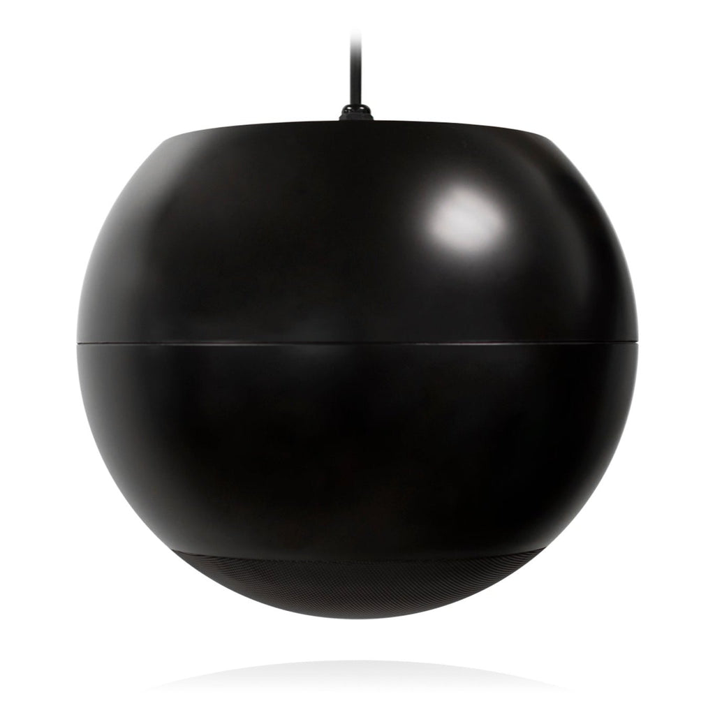 Ecler Spherical Pendant Ceiling Speaker 6.5 inches 160 Watts 8 Ohms or 70v/100v Black - - Mounts For Less