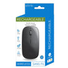 Elink CMR609 - Wireless Rechargeable Rolling Mouse, 1600DPI, 2.4Ghz, Black - - Mounts For Less