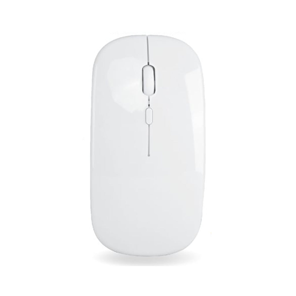 Elink CMR609 - Wireless Rechargeable Scroll Mouse, 1600DPI, 2.4Ghz, White - - Mounts For Less