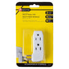 Elink EL-676 3 Grounded Side Outlets Adapter White - - Mounts For Less