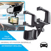 Elink - Universal Car Rearview Mirror Phone Holder, Black - - Mounts For Less