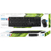 Elink - Wireless French Keyboard and Mouse Set, 104 + 12 Keys, Black - KB801F - - Mounts For Less