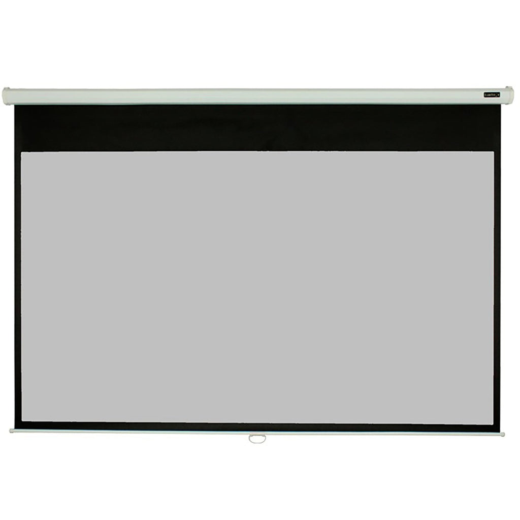 EluneVision - Manual Pull-Down Grey Projection Screen, Triton, High Definition Format 16:9 - - Mounts For Less