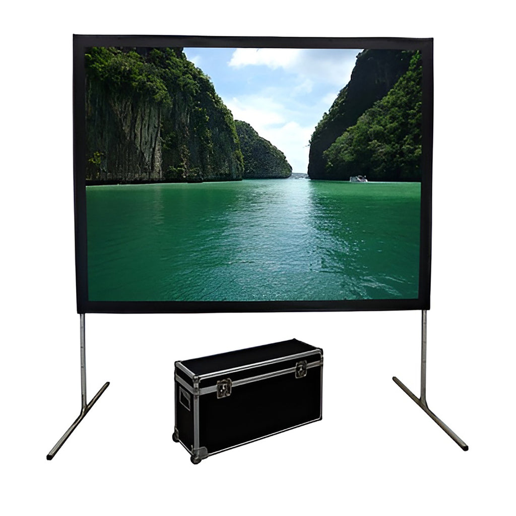 EluneVision - Portable Projection Screen, Quick Fold, Rear Projection, Standard Definition Format 4:3 - - Mounts For Less