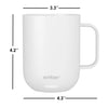 Ember - Mug with Smart Temperature Control, 295ml Capacity, White - - Mounts For Less