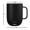Ember - Mug with Smart Temperature Control, 414ml Capacity, Black - - Mounts For Less