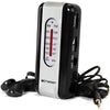 Emerson - Portable AM/FM Radio with Wired Headphones, Black - - Mounts For Less