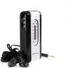 Emerson - Portable AM/FM Radio with Wired Headphones, Black - - Mounts For Less