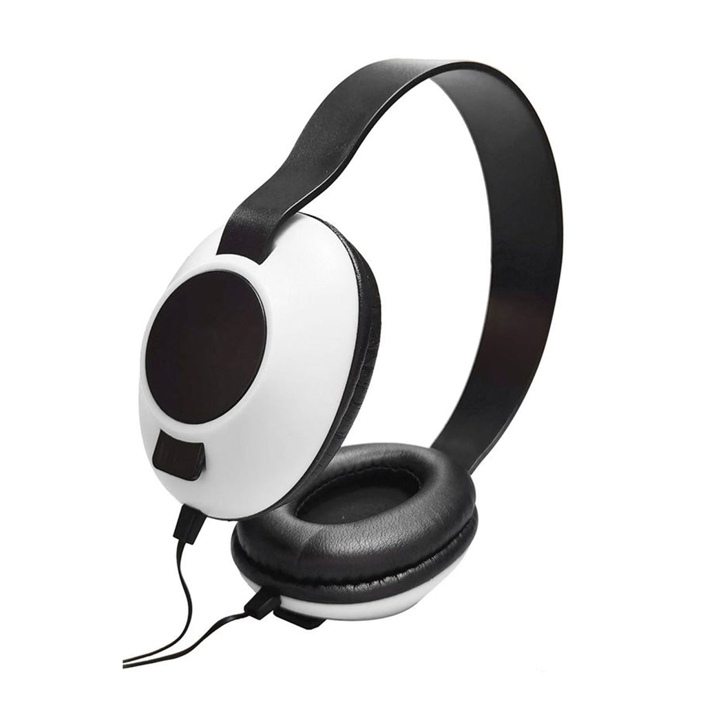 Escape - Wired Stereo Headphones with Built-in Microphone, White - - Mounts For Less