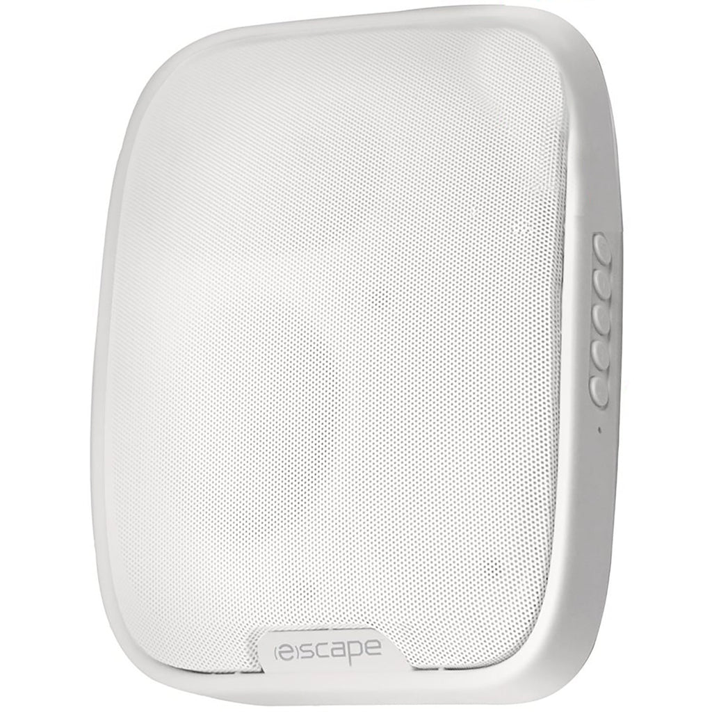 Escape - Wireless Wall Speaker with FM Radio and Integrated Microphone, White - - Mounts For Less