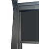 F. Corriveau International - 13' Privacy Side Panel for Pergola Louvre Glendale, Black - - Mounts For Less