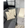 F. Corriveau International - Charm Cushion with Diamond Design, Indoor/Outdoor, 18" x 18" - - Mounts For Less