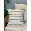 F. Corriveau International - Natural Stripe Cushion, Indoor/Outdoor, 18" x 18" - - Mounts For Less