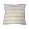 F. Corriveau International - Natural Stripe Cushion, Indoor/Outdoor, 18" x 18" - - Mounts For Less