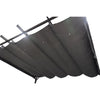 F. Corriveau International - Pergola San Luis 10' x 10' with Retractable Roof, Black - - Mounts For Less