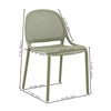 F. Corriveau International - Set of 4 Summer Dining Chairs, Indoor/Outdoor, Green - - Mounts For Less